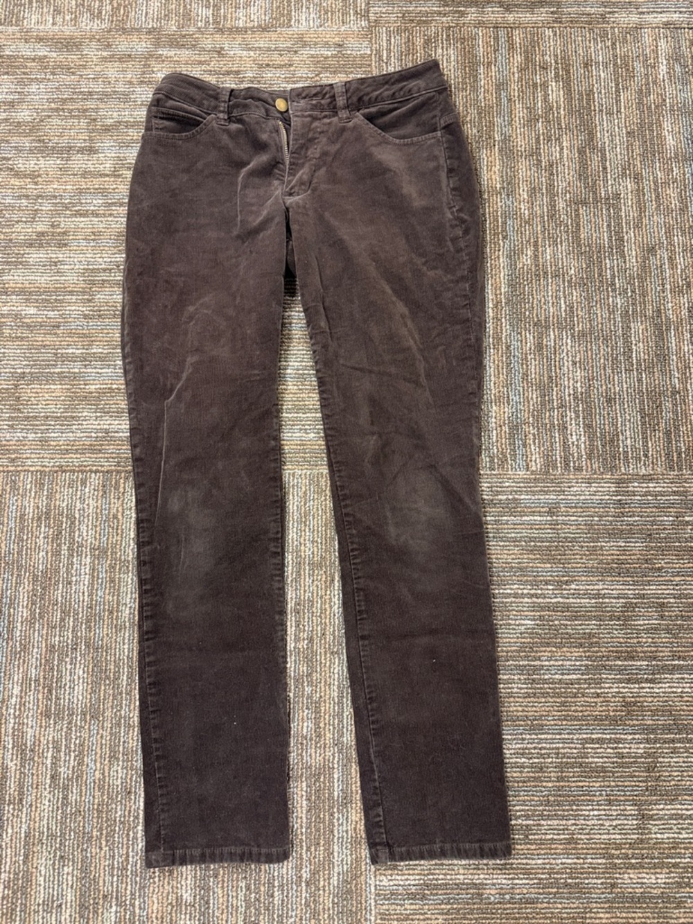 Pendleton Dark Brown Corduroy Women's Jeans